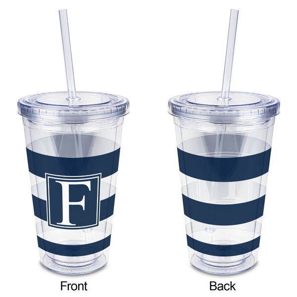 Horizontal Stripe Acrylic Tumbler - Full Print - Approval
