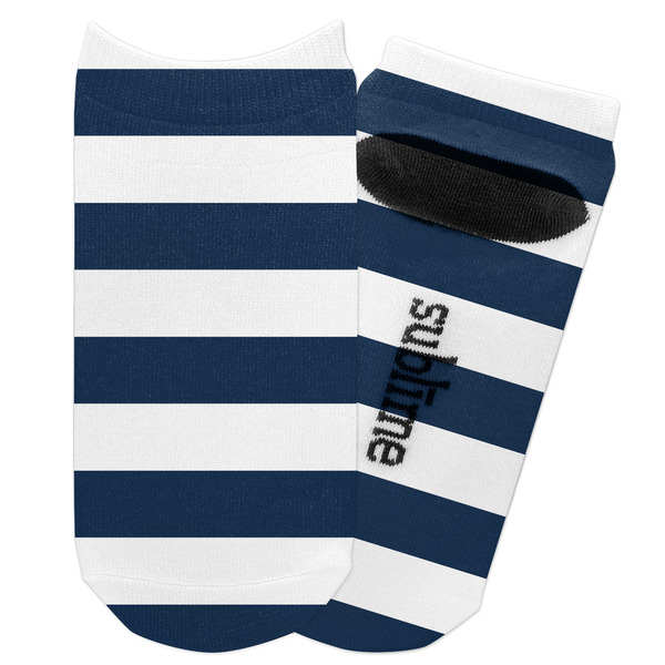 Custom Horizontal Stripe Adult Ankle Socks
