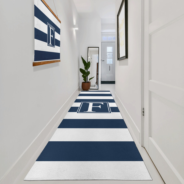 Horizontal Stripe Area Rug Sizes - In Context (vertical)