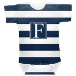 Horizontal Stripe Baby Bodysuit (Personalized)