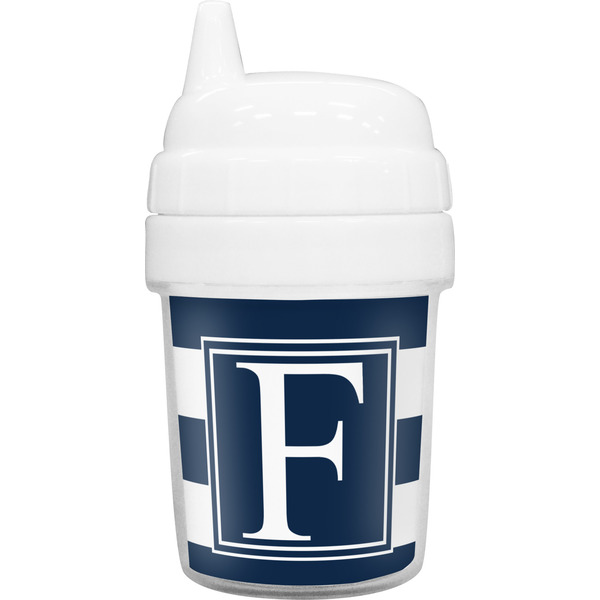 Custom Horizontal Stripe Baby Sippy Cup (Personalized)