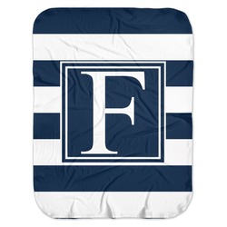 Horizontal Stripe Baby Swaddling Blanket (Personalized)