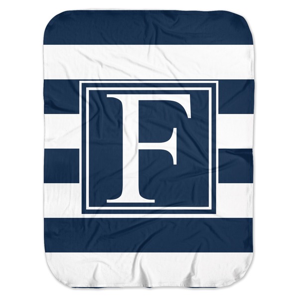 Custom Horizontal Stripe Baby Swaddling Blanket (Personalized)