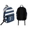 Horizontal Stripe Backpack front and back - Apvl
