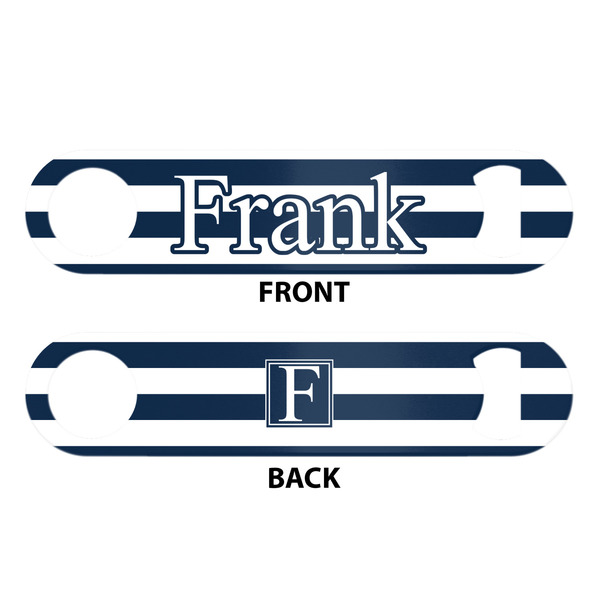 Horizontal Stripe Bar Bottle Opener - White - Approval