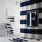 Horizontal Stripe Bath Towel Sets - 3-piece - In Context