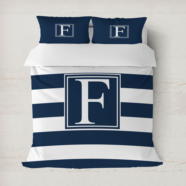 Custom Horizontal Stripe Duvet Cover (Personalized)
