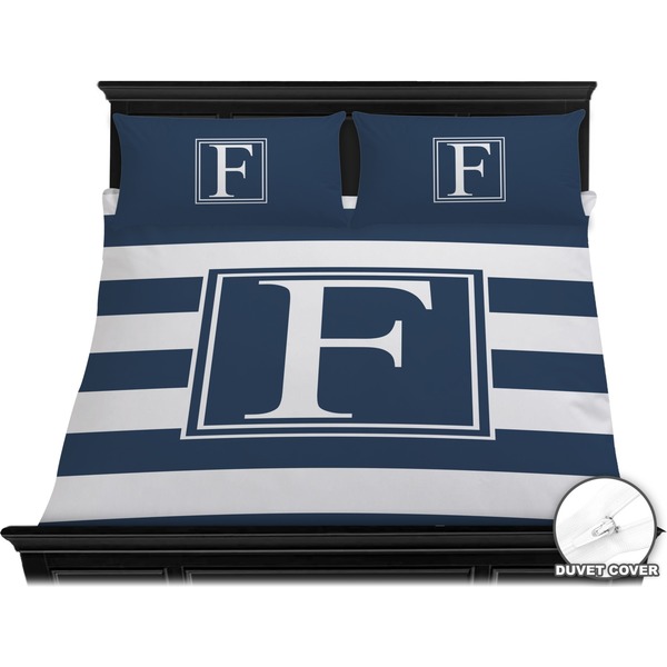 Horizontal Stripe Bedding Set (King) - Duvet