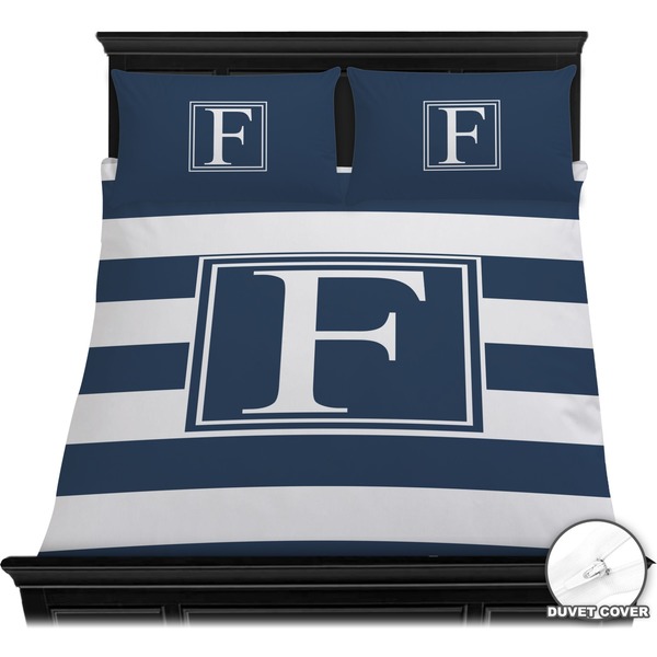 Horizontal Stripe Bedding Set (Queen) - Duvet