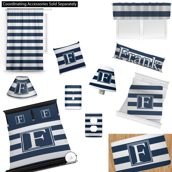 Horizontal Stripe Bedroom Decor & Accessories2