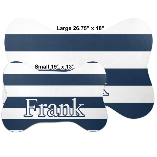 Horizontal Stripe Bone Shaped Mat Comparison