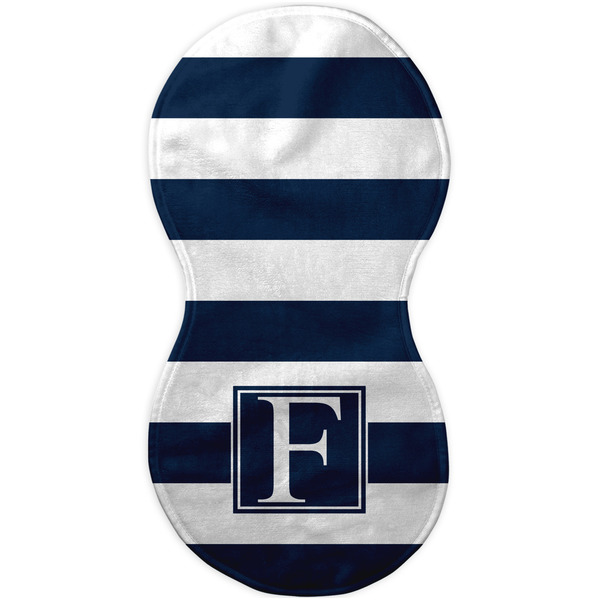 Horizontal Stripe Burp Peanut Shaped Flat