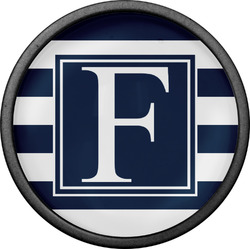 Horizontal Stripe Cabinet Knob (Black) (Personalized)