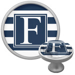Horizontal Stripe Cabinet Knob (Silver) (Personalized)