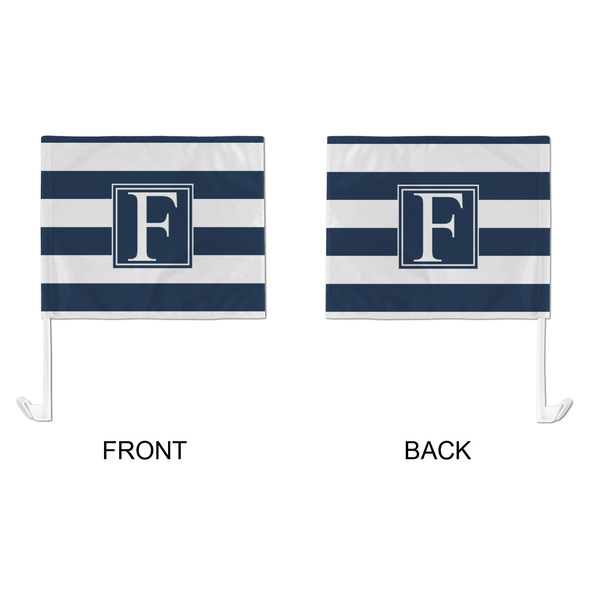 Horizontal Stripe Car Flag - Large - APPROVAL