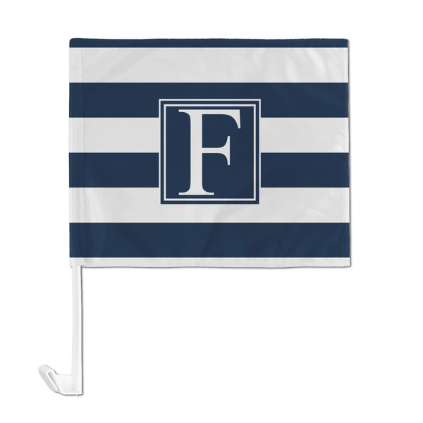 Horizontal Stripe Car Flag - Large - FRONT