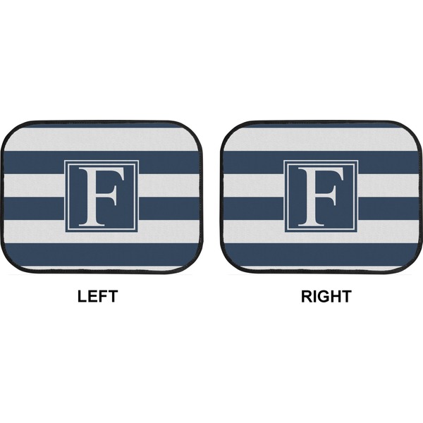 Horizontal Stripe Car Floor Mats (Back Seat) (Approval)