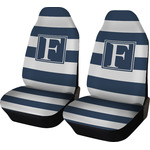 Horizontal Stripe Car Seat Covers (Set of Two) (Personalized)