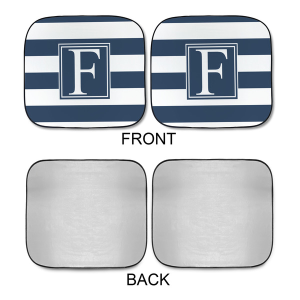 Horizontal Stripe Car Sun Shades - APPROVAL