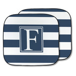 Horizontal Stripe Car Sun Shade - Two Piece (Personalized)