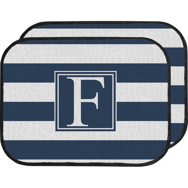 Horizontal Stripe Custom Car Floor Mats (Back Seat)