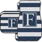Horizontal Stripe Car Floor Mats Set - 2 Front & 2 Back (Personalized)