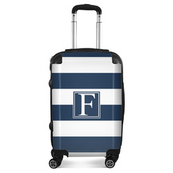 Horizontal Stripe Suitcase - 20" Carry On (Personalized)