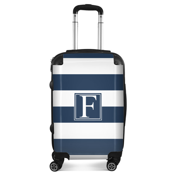 Custom Horizontal Stripe Suitcase (Personalized)