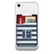 Horizontal Stripe Cell Phone Credit Card Holder w/ Phone