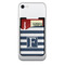 Horizontal Stripe 2-in-1 Cell Phone Credit Card Holder & Screen Cleaner (Personalized)