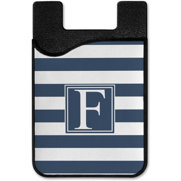 Horizontal Stripe Cell Phone Credit Card Holder