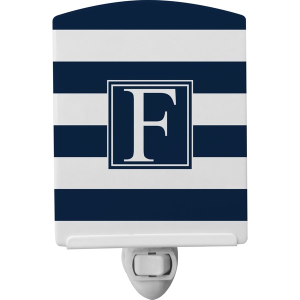 Custom Horizontal Stripe Ceramic Night Light (Personalized)