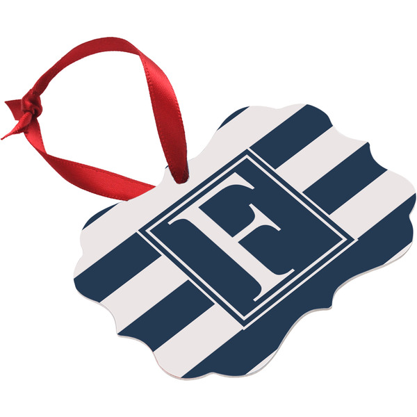 Horizontal Stripe Christmas Ornament