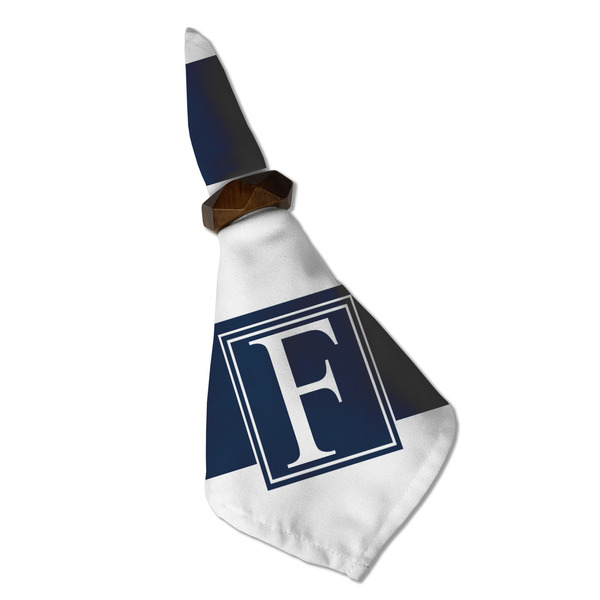 Horizontal Stripe Cloth Napkins - Personalized Dinner (Folded in Ring) (MAIN)