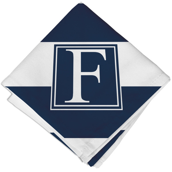 Horizontal Stripe Cloth Napkins - Personalized Lunch (Folded Four Corners)