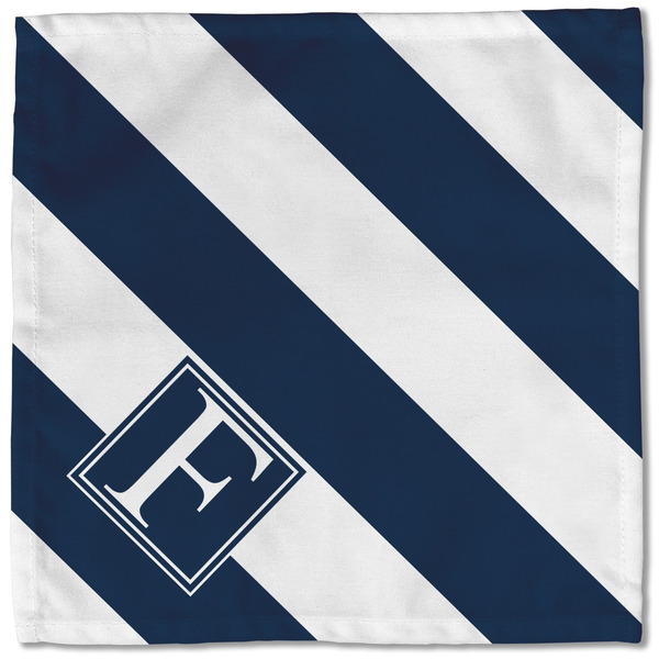 Horizontal Stripe Cloth Napkins - Personalized Lunch (Single Full Open)