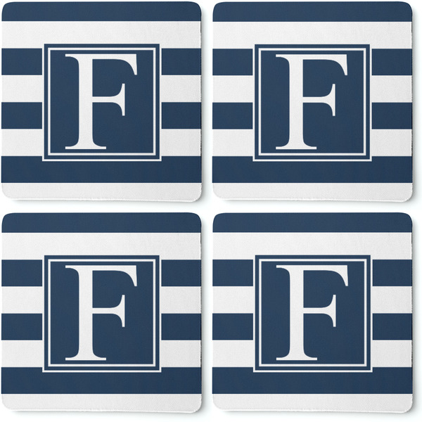 Horizontal Stripe Coaster Rubber Back - Apvl