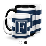 Horizontal Stripe Coffee Mugs (Personalized)