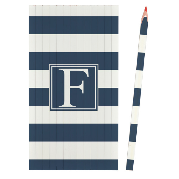 Horizontal Stripe Colored Pencils - Front View