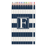 Horizontal Stripe Colored Pencils (Personalized)