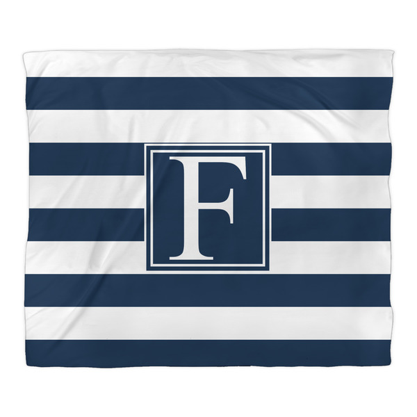 Horizontal Stripe Comforter - King - Front