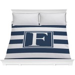 Horizontal Stripe Comforter - King (Personalized)