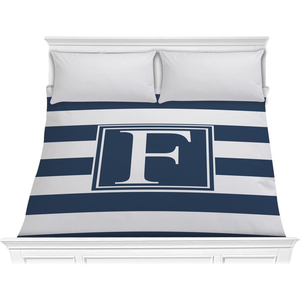Custom Horizontal Stripe Comforter - King (Personalized)