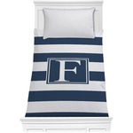 Horizontal Stripe Comforter - Twin (Personalized)