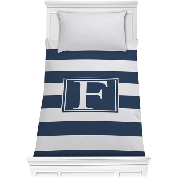 Custom Horizontal Stripe Comforter - Twin (Personalized)