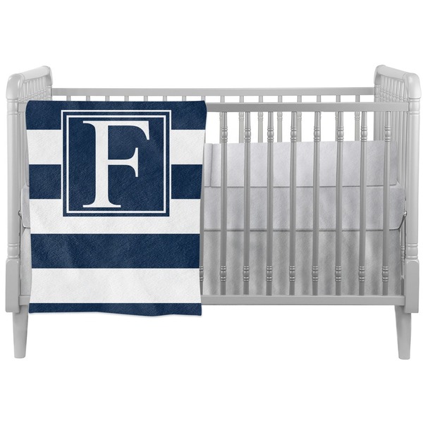 Custom Horizontal Stripe Crib Comforter / Quilt (Personalized)