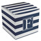 Horizontal Stripe Cube Favor Gift Box - Front/Main