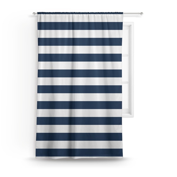 Custom Horizontal Stripe Curtain - 50"x84" Panel