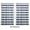 Horizontal Stripe Curtain 112x80 - Lined