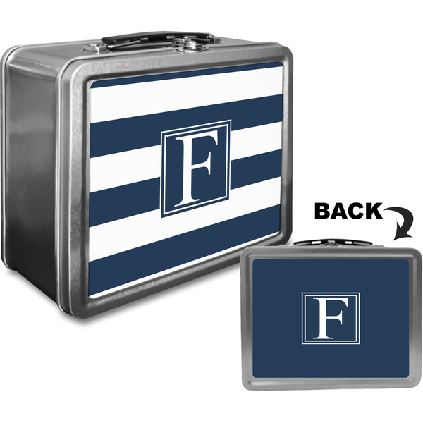 Horizontal Stripe Custom Lunch Box / Tin Approval